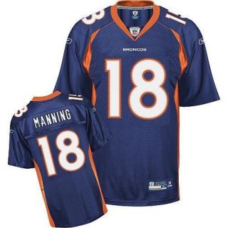 Broncos 18 Peyton Manning Blue Stitched NFL Jersey
