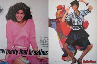 Young Janice Dickinson clippings RARE Pics from 80s