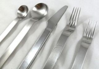  Flatware Gourmet Settings Stainless Steel 5pc Placement Setting
