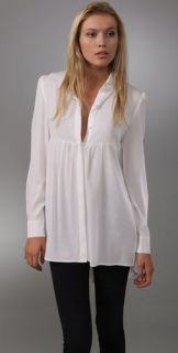 alice + olivia Long Sleeve Button Down Tunic