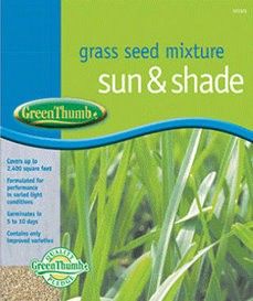 Green Thumb Grass Seed Sun and Shade