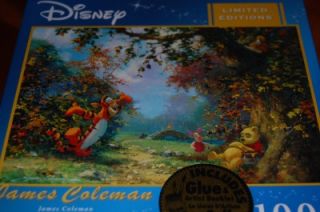 Disney Limited Editions James Coleman Puzzle Poohs Afternoon Nap New
