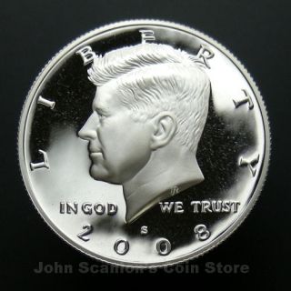 2008 s Kennedy Half Dollar 90 Silver Gem Proof DCAM