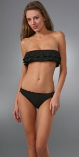 Juicy Couture Bandeau Ruffle Bikini Top