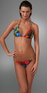 Shoshanna Psychedelic Floral Bikini Top