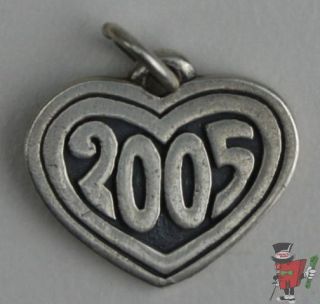 James Avery Sterling 2005 in A Heart Charm 11 16