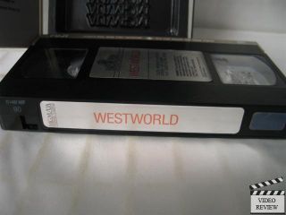 Westworld VHS Yul Brynner Richard Benjamin James Brolin
