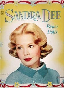 VINTAGE UNCUT 1959 SANDRA DEE PAPER DOLLS BOXED SET~#1 REPRO~ORIG SIZE