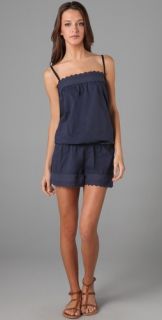 Maison Scotch Vintage Inspired Embroidered Romper