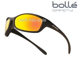 Bolle Spider Safety Cycling Glasses Sunglasses Clear, Contrast, Red