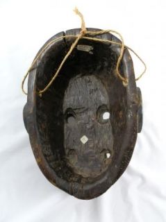 Antique Hand Carved Buddhist Tibetan Wall Hanging Original Mask