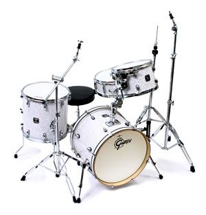 Gretsch Catalina Club Jazz 4 Piece Drum Set White Marine Pearl w OSP