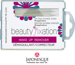 JAPONESQUE Beauty Fixation Pre Filled Portable Swabs, Make Up Remover