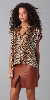 Twelfth St. by Cynthia Vincent Oversized Button Up Blouse