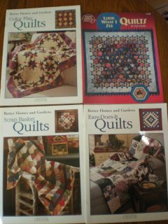 Quilt Pattern Booklets Lot Better Homes and Gardens Easy Patterns