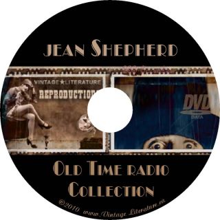Jean Shepherd 430 OTR Comedy Radio Shows on DVD Sounds of OTR Radio