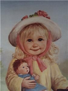 Large Signed and Numbered Dianne Dengel Print Coach Dolly Teddy Bear