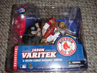  Exclusive Chase Variant Red Sox Jason Varitek Figure Umpire New