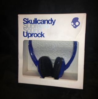 Skullcandy Uprock 2012 Over The Ear Head Headphones Blue Black S5URFZ