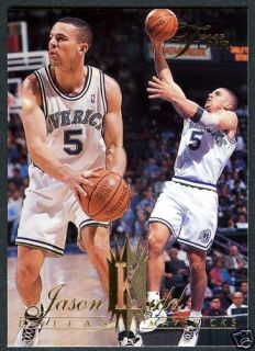 Jason Kidd 1994 95 Fleer Flair Rookie RC NBA Card 202
