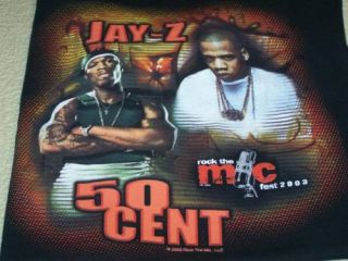 Jay Z 50 Cent Snoop Dogg More 2003 Concert T Shirt Med