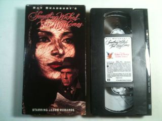  Bradburys SOMETHING WICKED THIS WAY COMES Jason Robards VHS PG 94 MINS