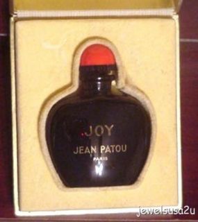 Vintage Joy de Jean Patou Parfum Bottle in Box