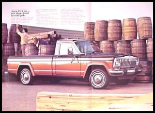 1983 Jeep Deluxe Brochure CJ Pickup Scrambler