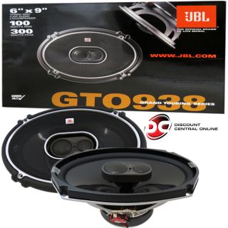 JBL GTO938 6x9 Car Audio 3 Way Speakers Pair GTO 938