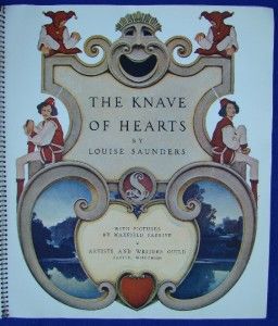 Original 1925 Louise Saunders Knave of Hearts Illustrated by Maxfield
