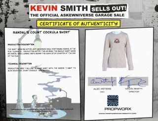  II Randals T shirt Worn by Jeff Anderson w Certificate of Authenticity