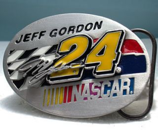 Jeff Gordon NASCAR 3D Heavy Duty Belt Buckle