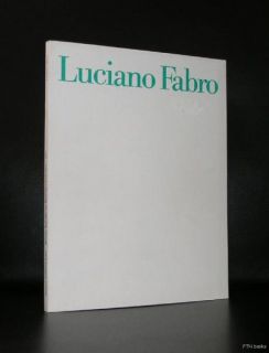 Boymans Van Beuningen Luciano Fabro 1981 NM