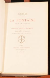 1885 2vol Contes de La Fontaine Jean de La Fontaine French Tales
