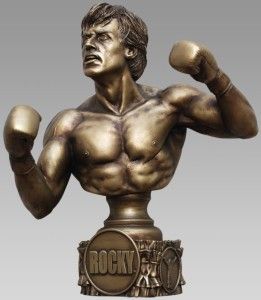 ROCKY FAUX BRONZE BUST BY HCG, BRAND NEW   LONG SOLD OUT, LOW EDITION