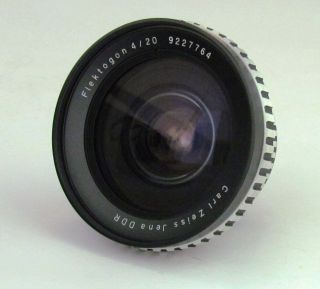   Flektogon 4 20mm Zebra wide angle lens by Carl Zeiss Jena for Exakta