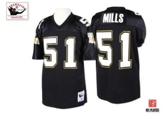 Sam Mills New Orleans Saints Home 1987 Mitchell and Ness M N Jersey