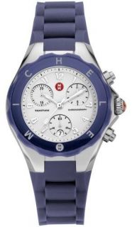 Michele Large Tahitian Jelly Bean Stainless Steel Navy MWW12F000005