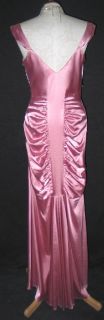 Jessica McClintock Rose Satin Charmeuse Gown Size 10