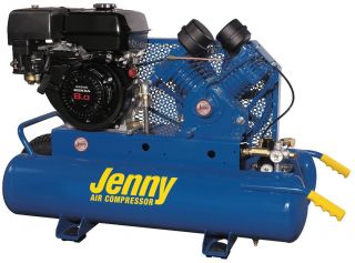 New Jenny Products Air Compressor G8HGA 8P Honda 8 HP Gas Engine 4 Cyl