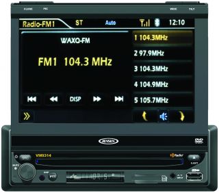 New Jensen VM9314 7 Touch Screen HD Radio DVD USB Car Video Player