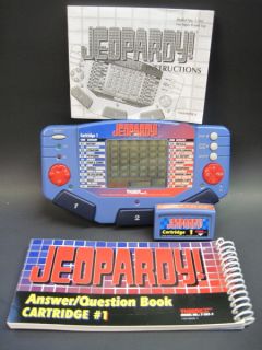 Handheld Game Jeopardy Book Cartridge 1 Origional Tiger