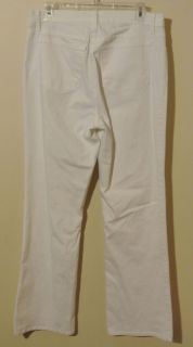 NYDJ Tummy Tuck White Bootcut not Your Daughters Jeans 12