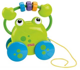 Fisher Price Growing Baby Pull Along Froggie New