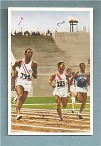 1936 Berlin Olympics Jesse Owens Color Rookies Muhlen Franck PSA