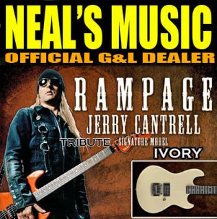 Rampage Jerry Cantrell Ivory Guitar