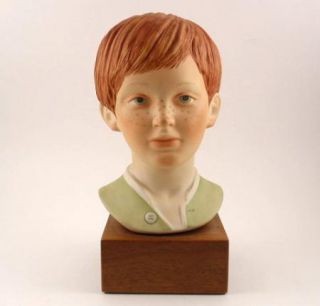 Cybis Porcelain Sculpture Jeremy Red Haired Boy 492