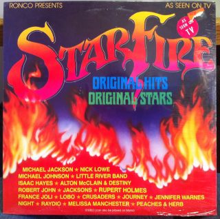 Various Michael Jackson Star Fire LP SEALED Ronco 3200 Vinyl 1980