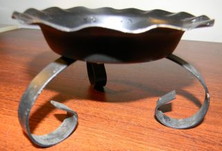 Vintage Metal Candle Holder with 3 Legs for A Raised Elegant Look 3H