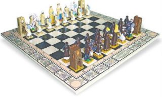 Judaica Gift Chess Set Game Ancient Jewish Figures BNIB